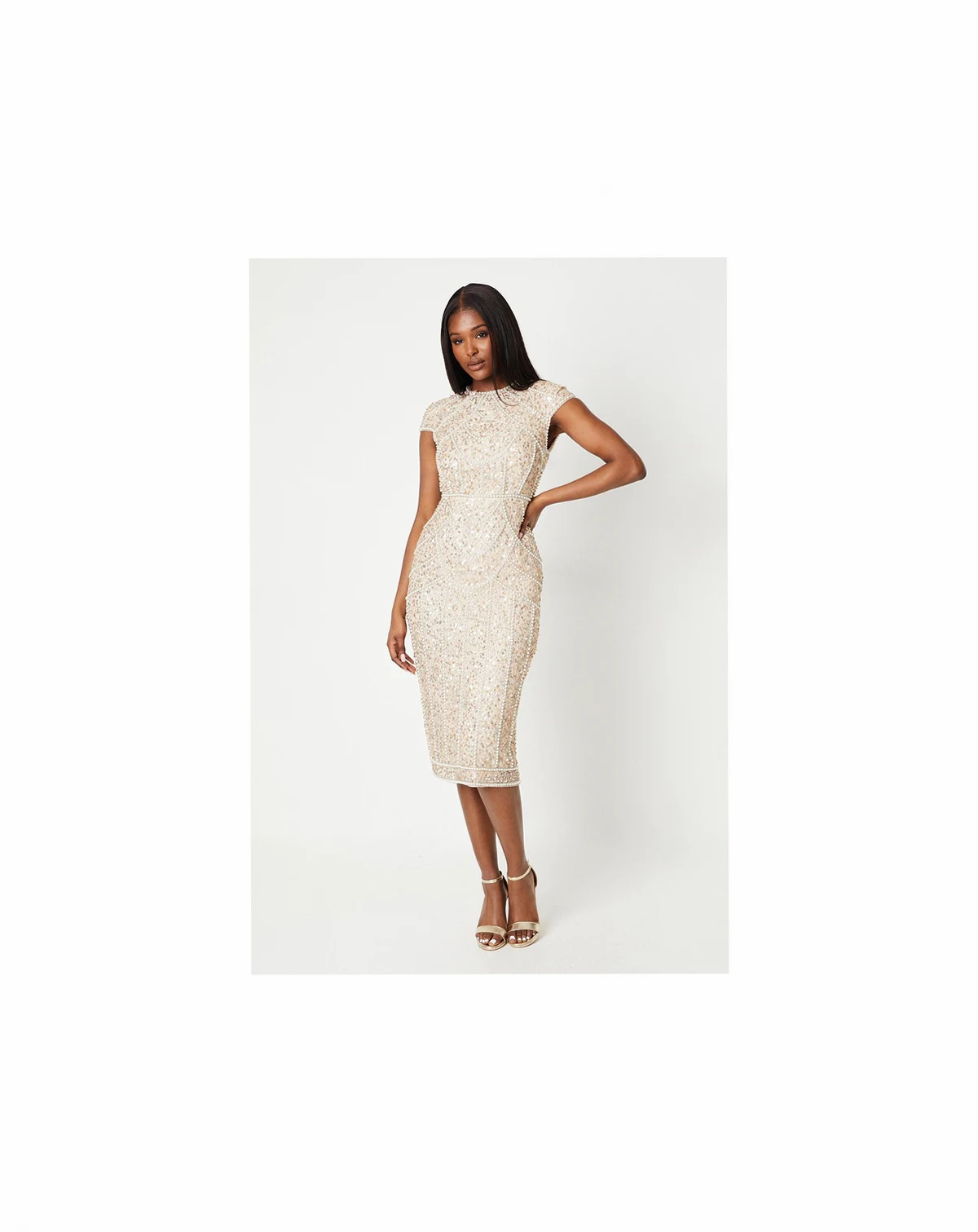Women's Embellished Pencil Dress