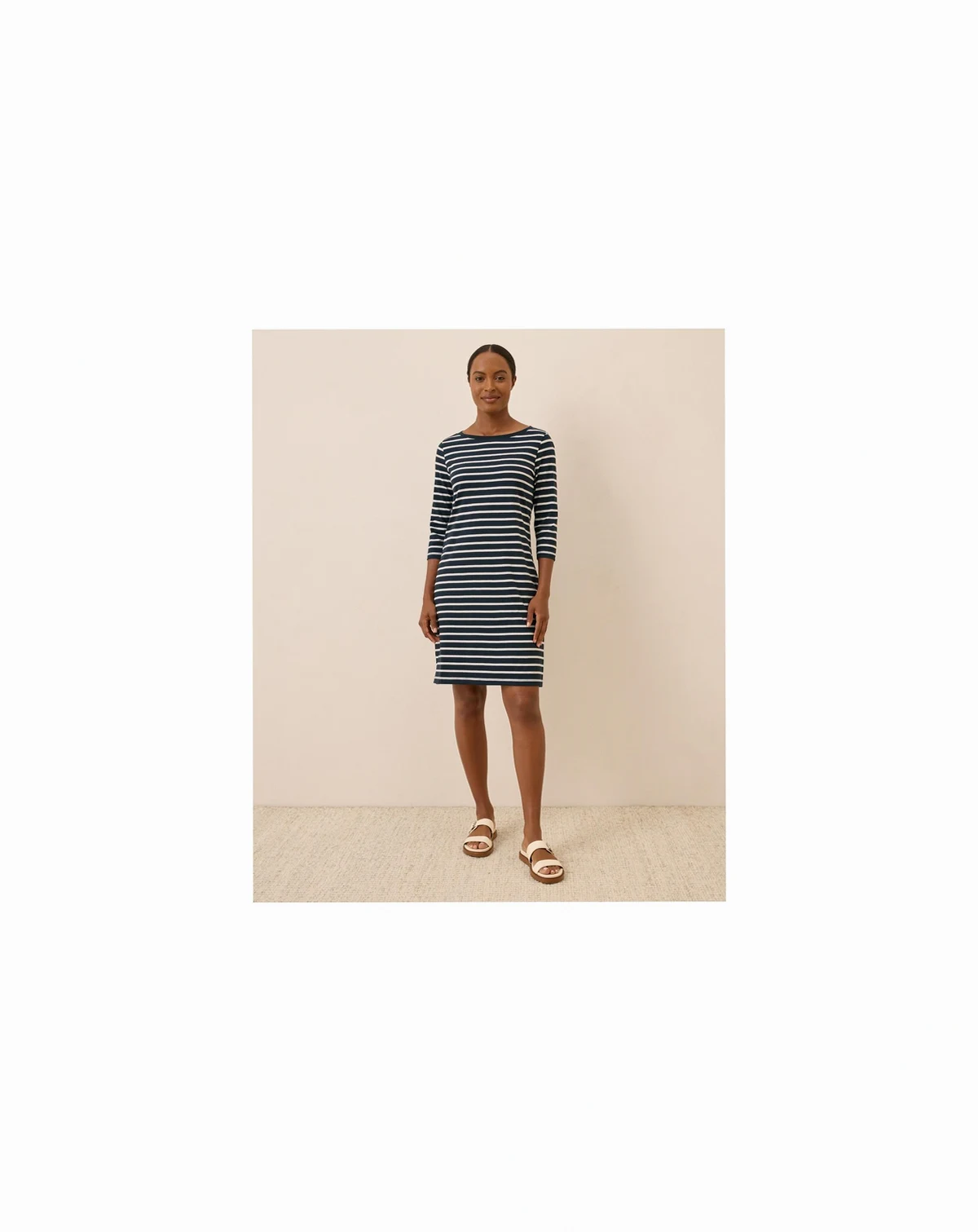 Women's Organic Cotton Softspun Boat Neck Dress