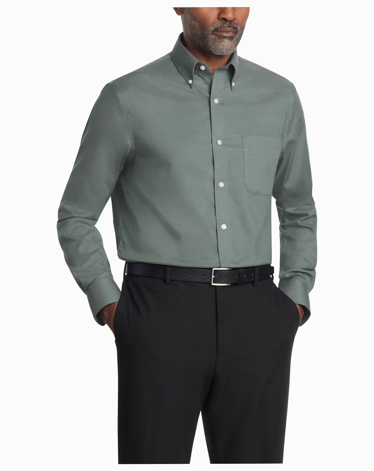 Men's Regular-Fit Button-Down Dress Shirt