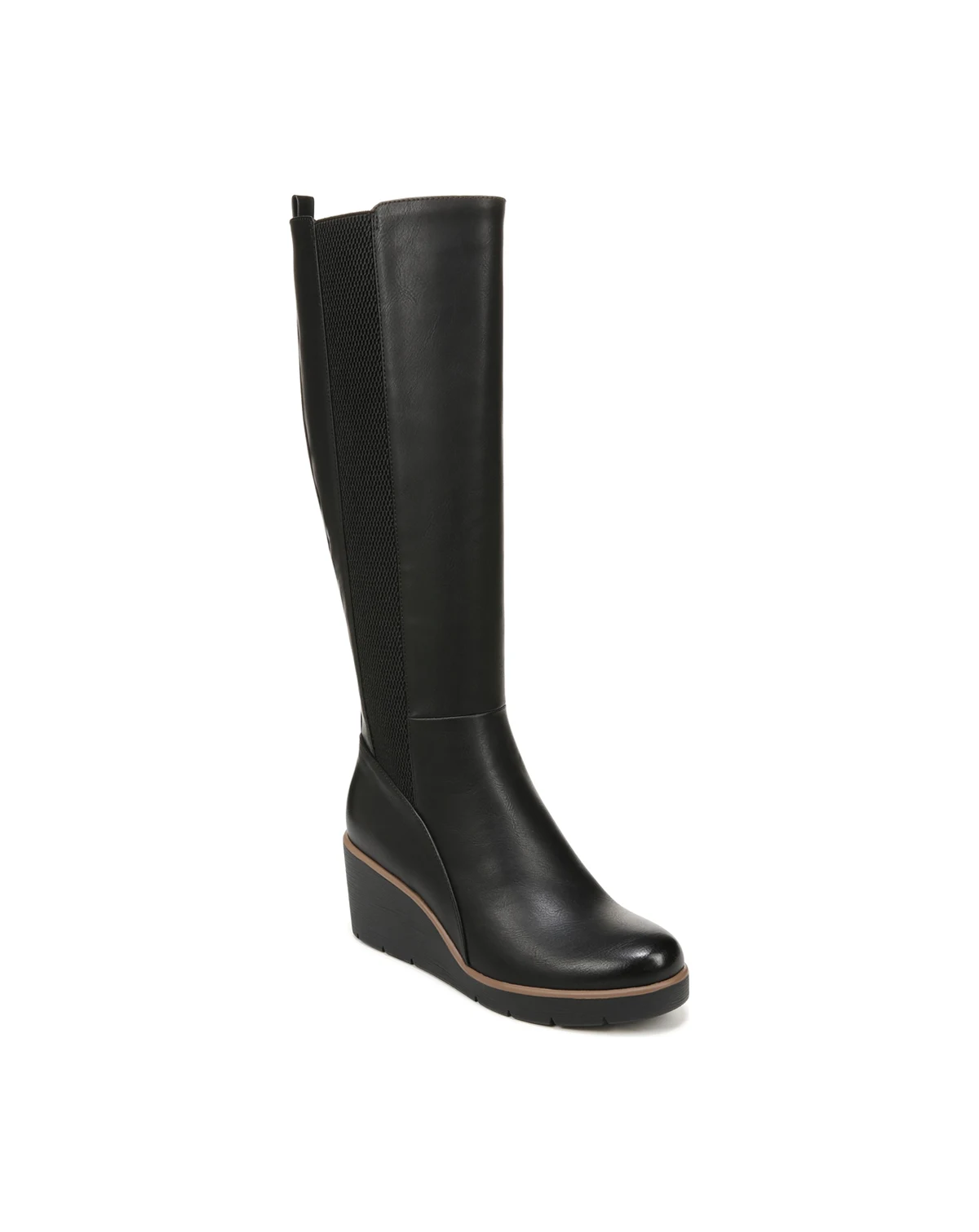 Women's Adrian Knee High Wedge Boots, Regular & Wide Calf