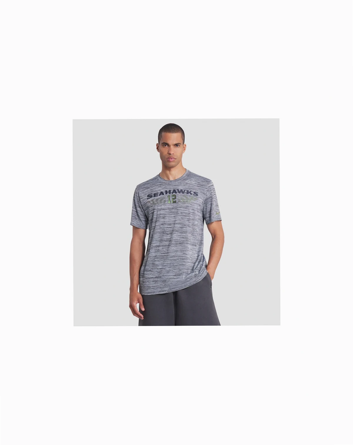 Men's Wolf Gray Seattle Seahawks 2025 Rivalries Collection Sideline Velocity Dri-FIT T-Shirt