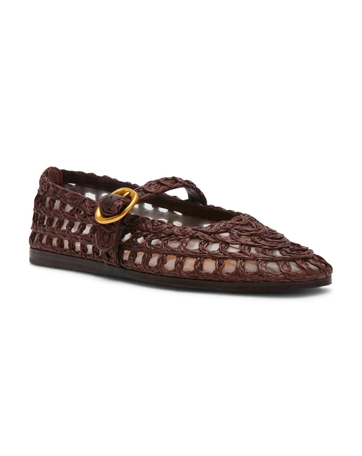 Women's Melody Raffia Mary-Jane Flats