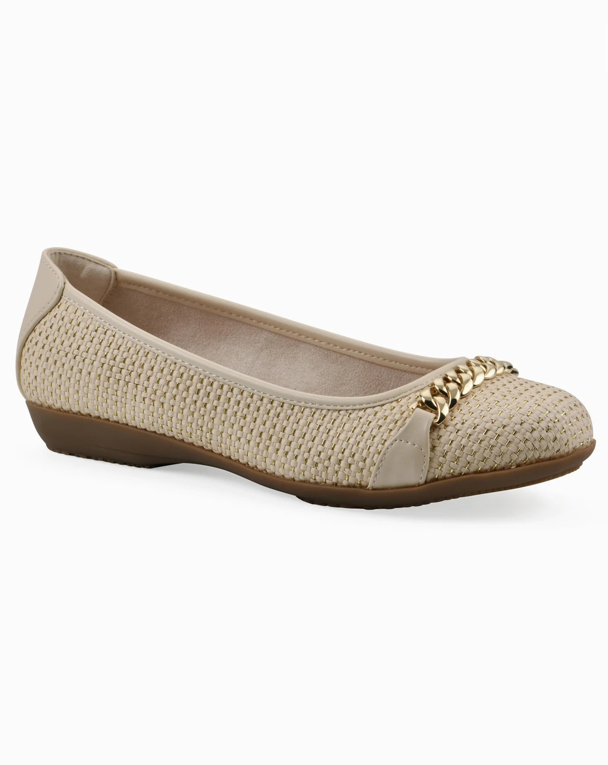 Women's Charmed Round Toe Ballet Flats