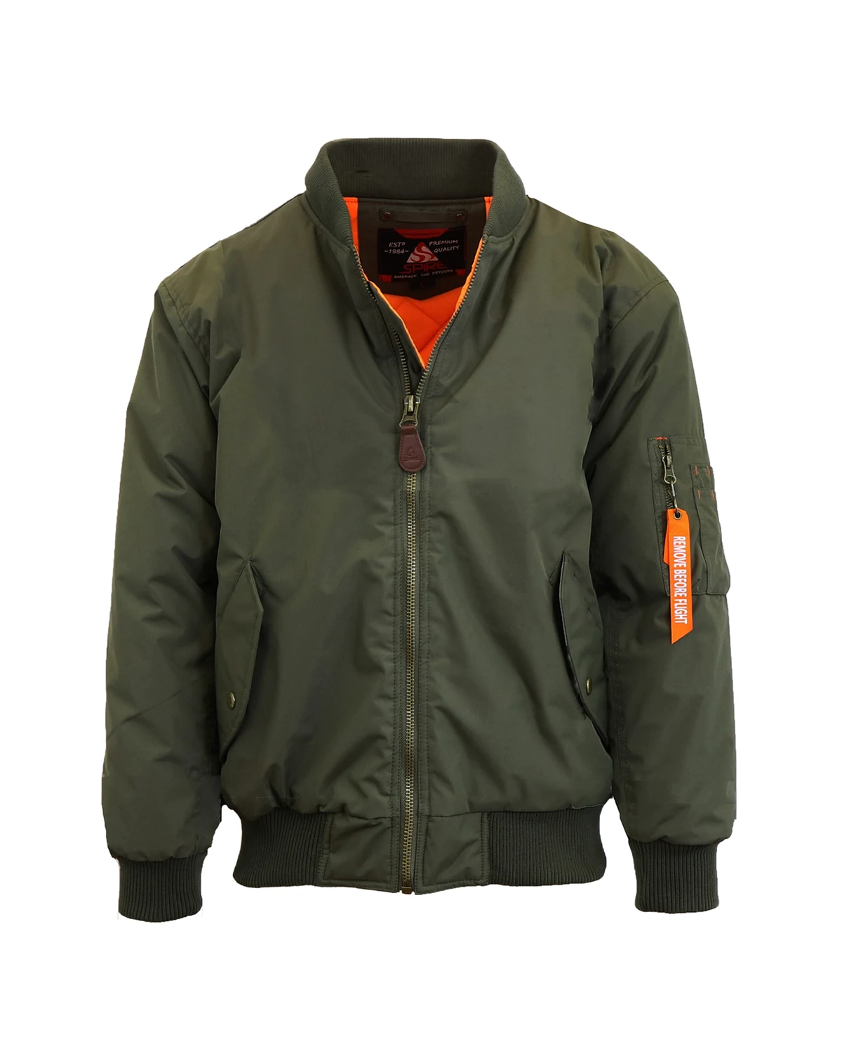 Men's Oversized Heavyweight MA-1 Bomber Flight Jacket
