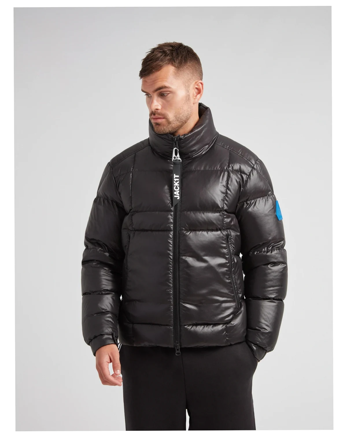 Men's EZ Boxed Funnel Neck Puffer Jacket