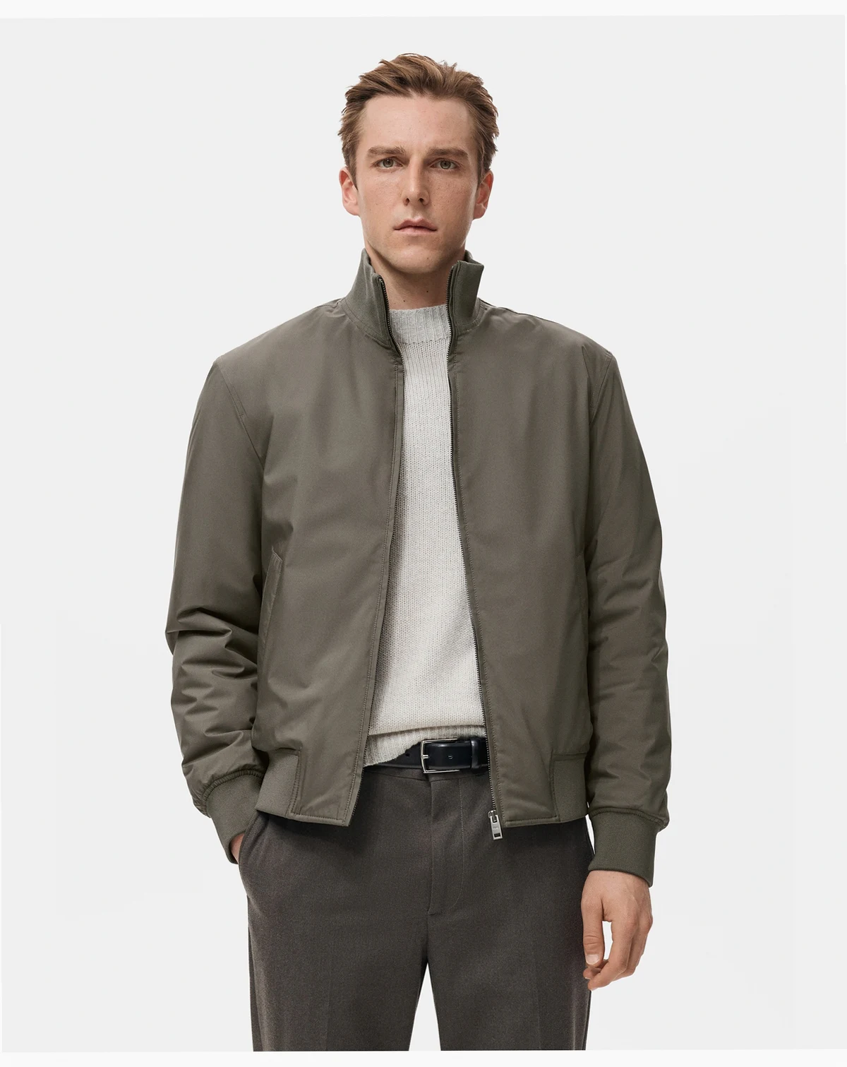 Men's Water-Repellent Bomber Jacket
