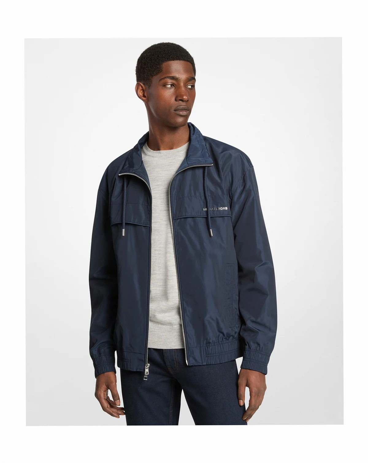Men's Windbreaker Long-Sleeve Jacket