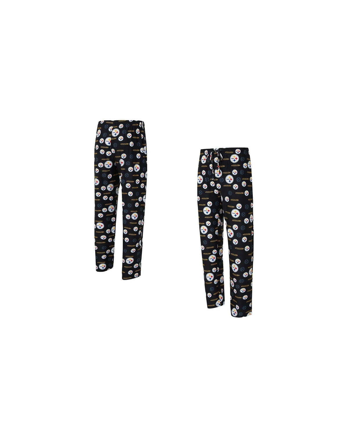 Men's Black Pittsburgh Steelers Mosaic All Over Print Pants