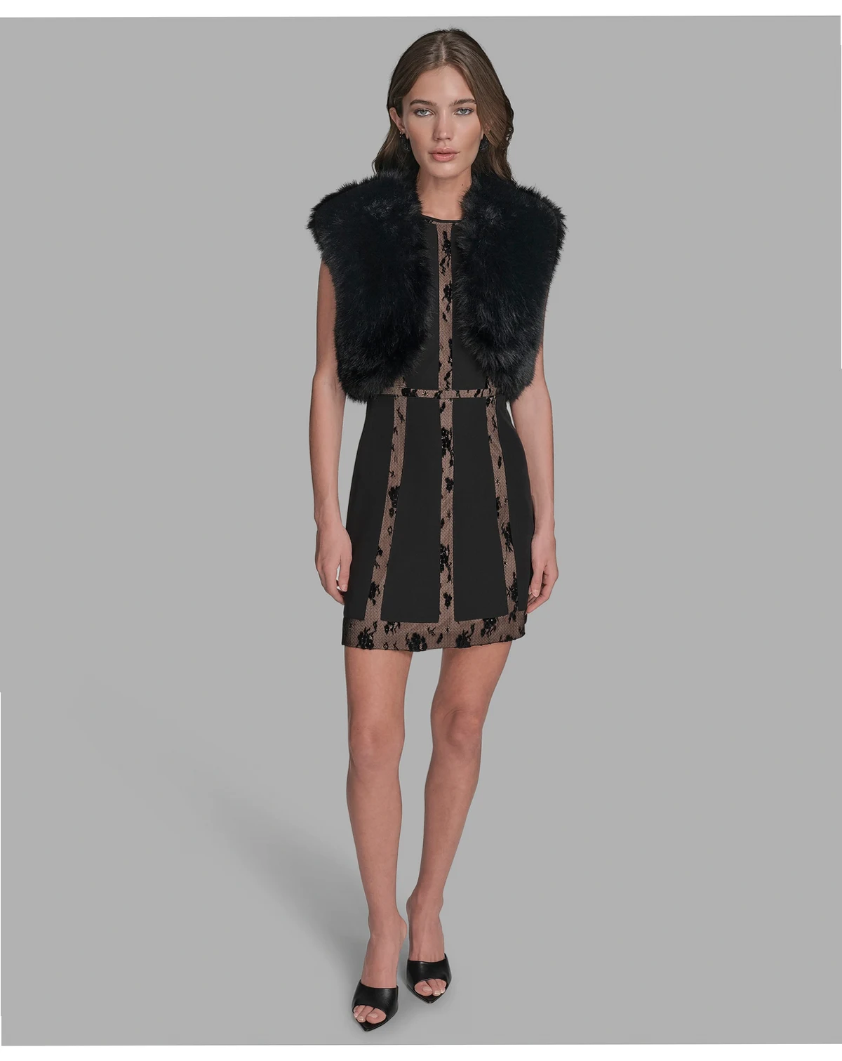 Women's Sleeveless Cropped Shrug Jacket