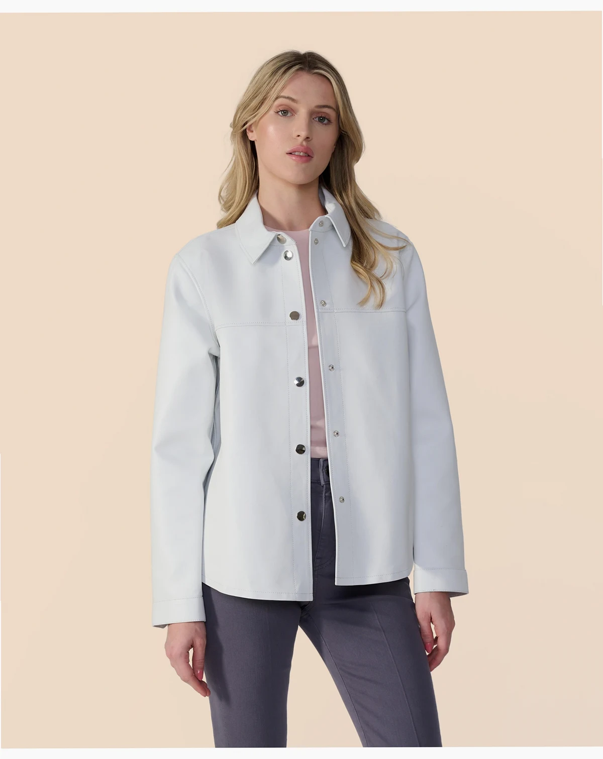 Women's Leather Jacket, Created for Macy's