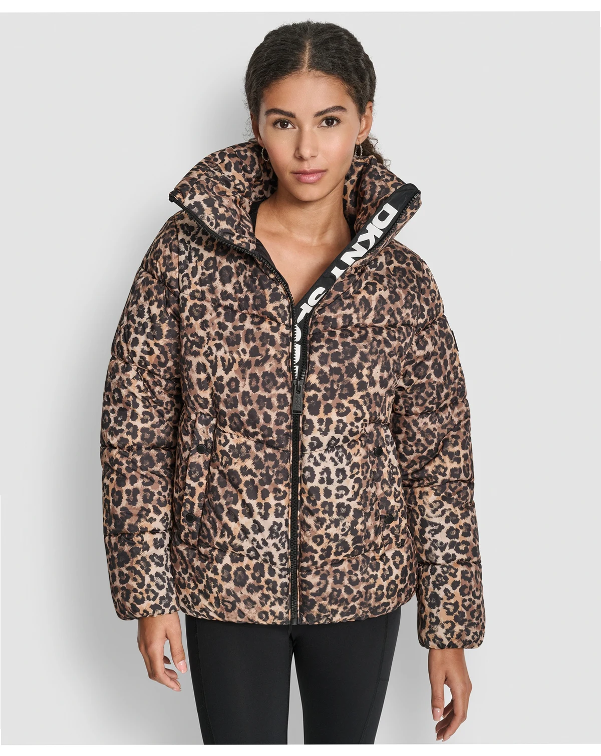 Women's Oversized Collar Quilted Puffer Jacket