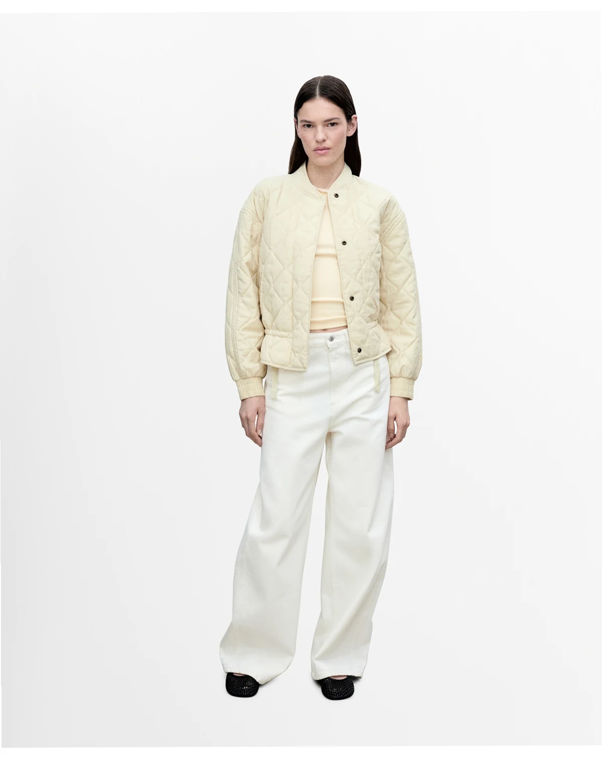 Women's Quilted Bomber Jacket