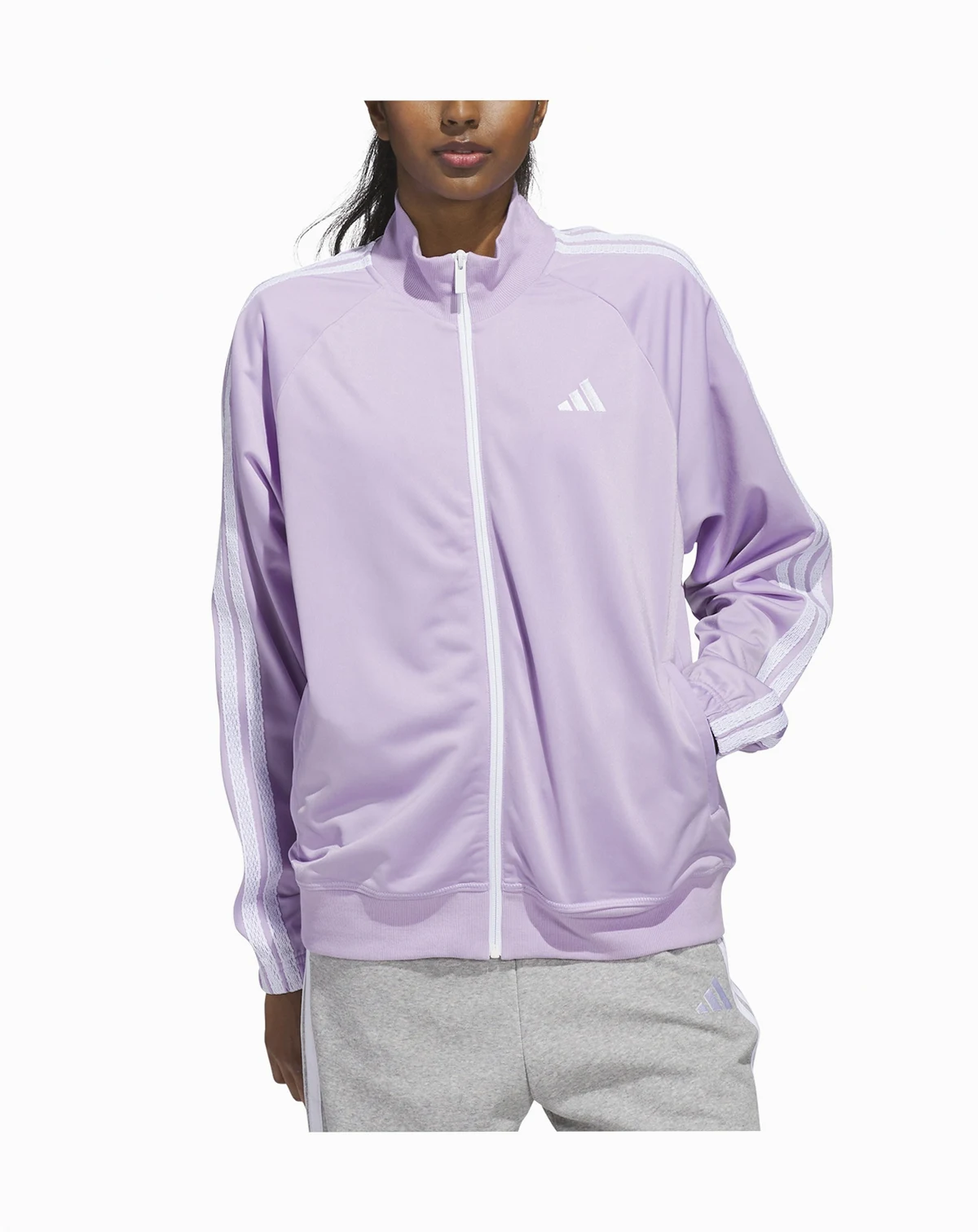 Women's Zip-Front Long-Sleeve Logo Track Jacket