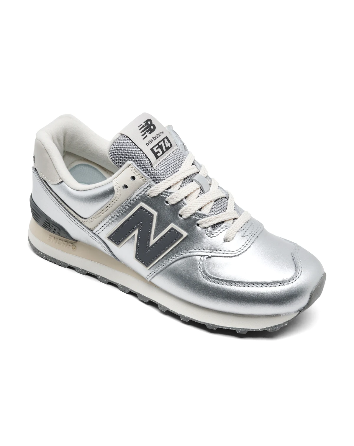 Women's 574 Metallic Casual Sneakers from Finish Line