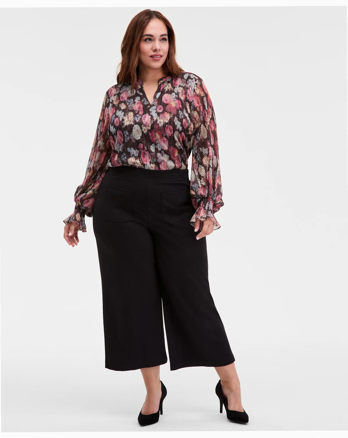 Plus Size Stretch Bootcut Pants