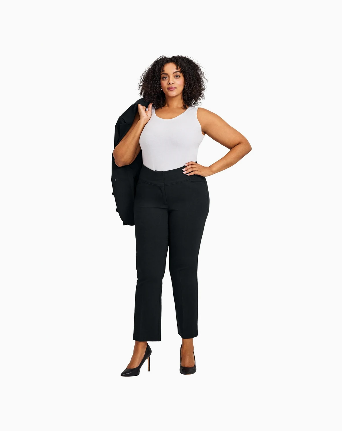 Women's Plus Size Super Stretch Straight Leg Pant