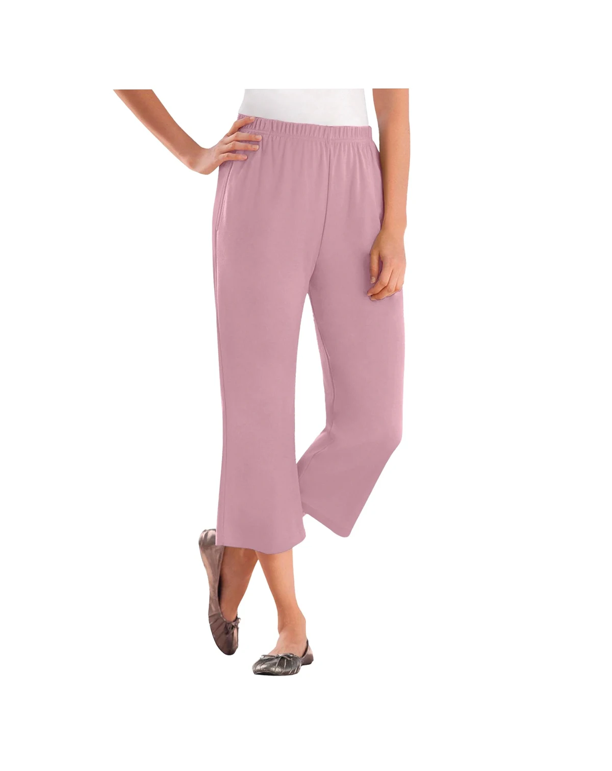Plus Size 7-Day Knit Capri