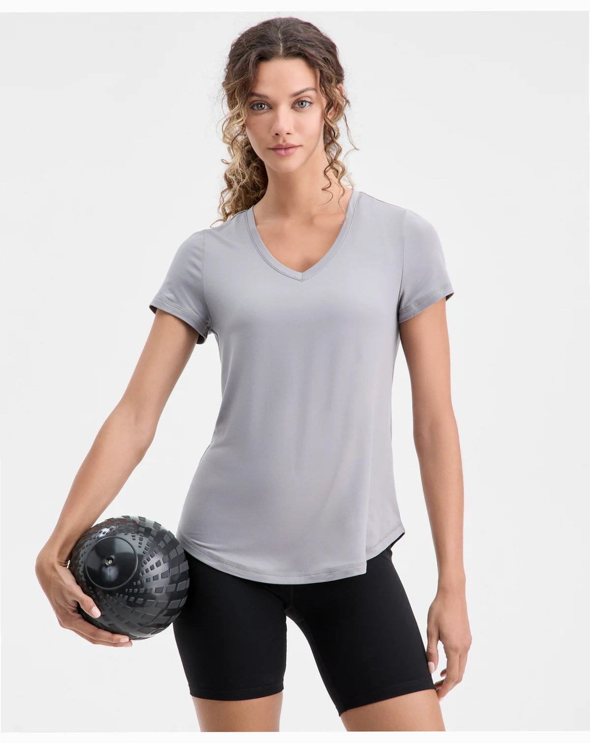 Women's V-Neck Performance T-Shirt, Created for Macy's