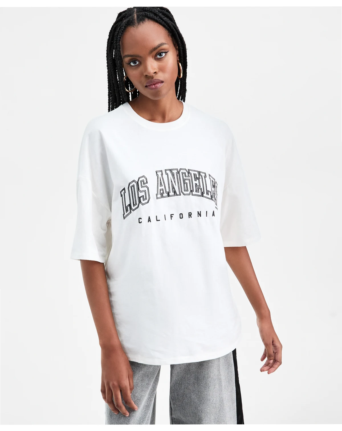 Women's Los Angeles Embroidered T-Shirt, Macy's Exclusive