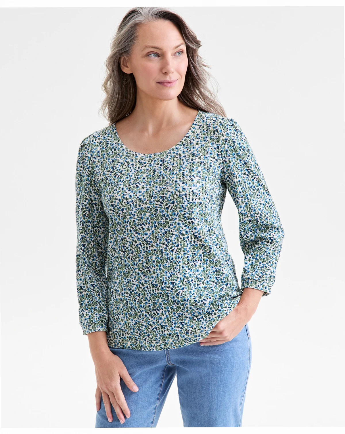 Women's Scoop-Neck Long-Sleeve Ribbed Knit Top, Macy's Exclusive