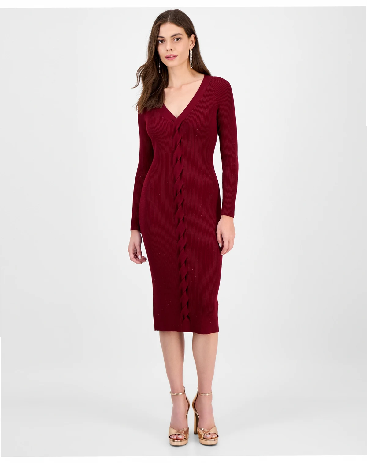 Women's Celia Sequin Sweater Dress