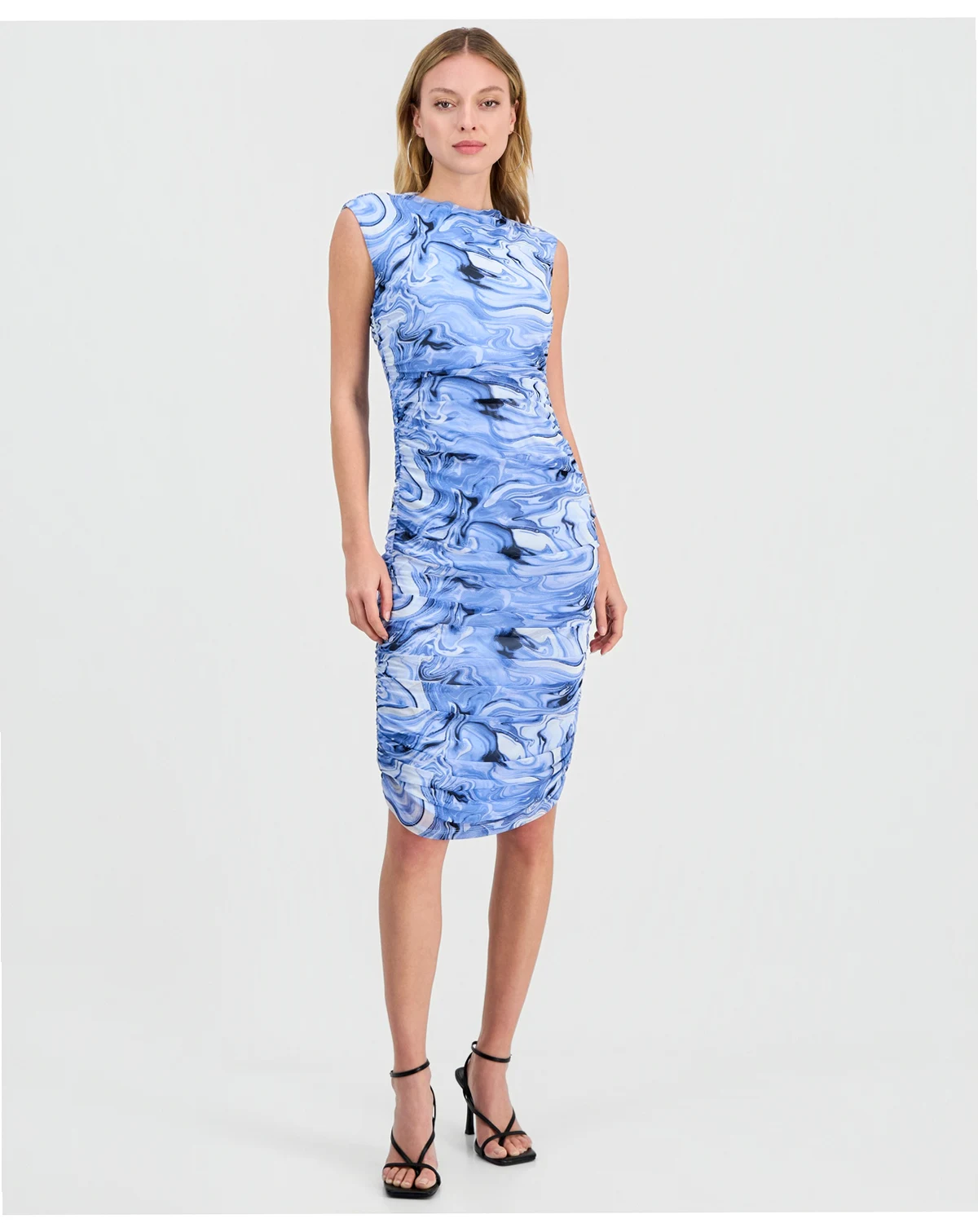 Women's Printed Sleeveless Sheath Dress, Macy's Exclusive