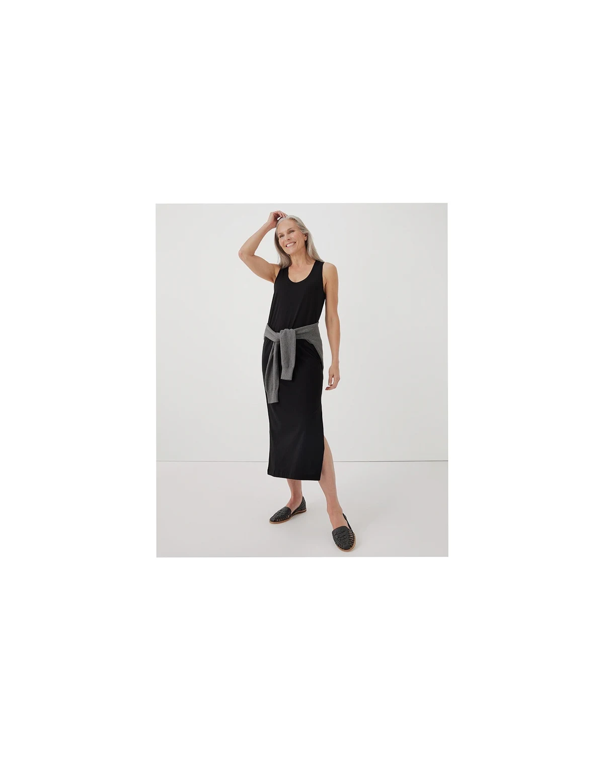 Women's Organic Cotton Softspun Tank Midi Dress