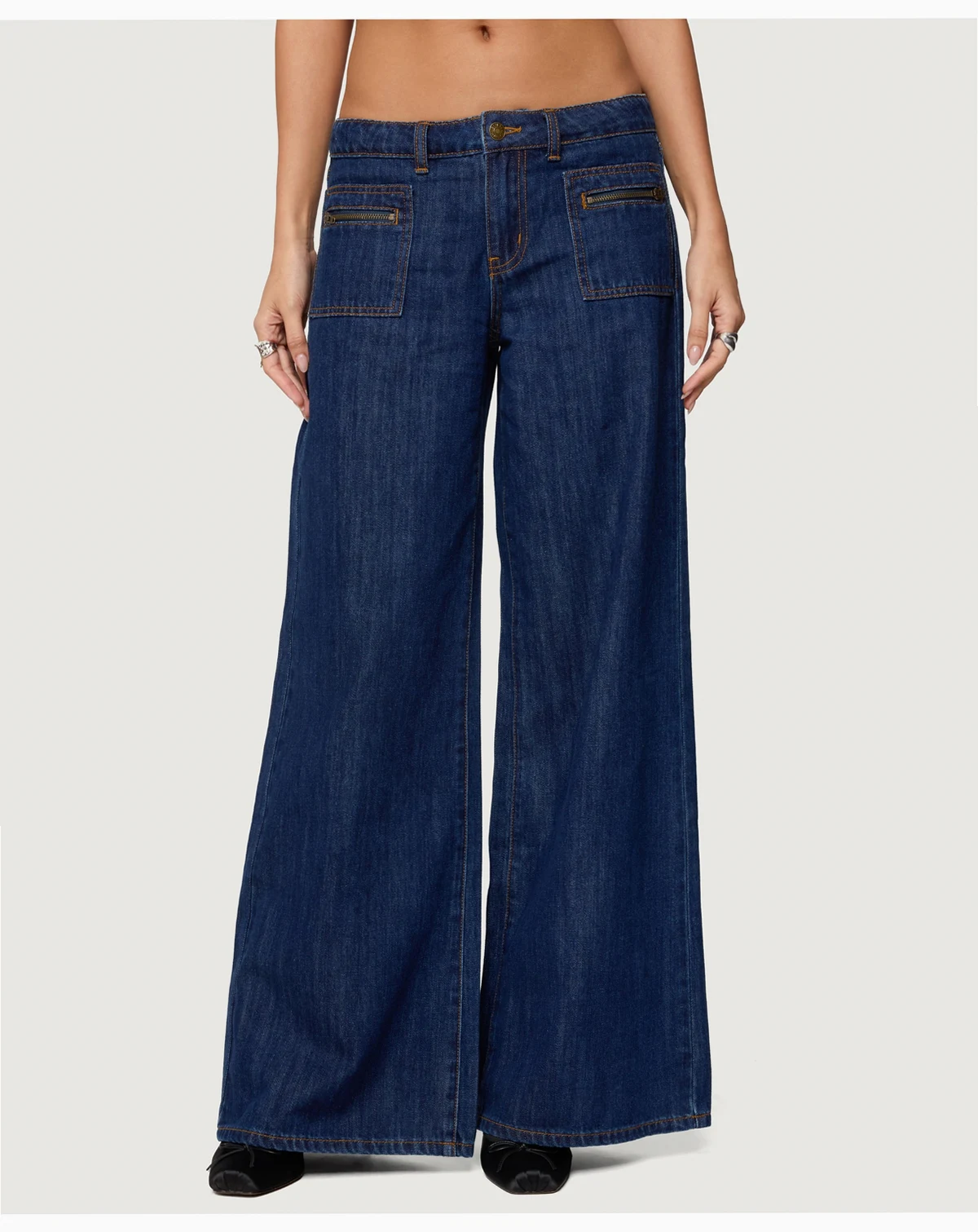Women's Jimena Low Rise Wide Leg Jeans