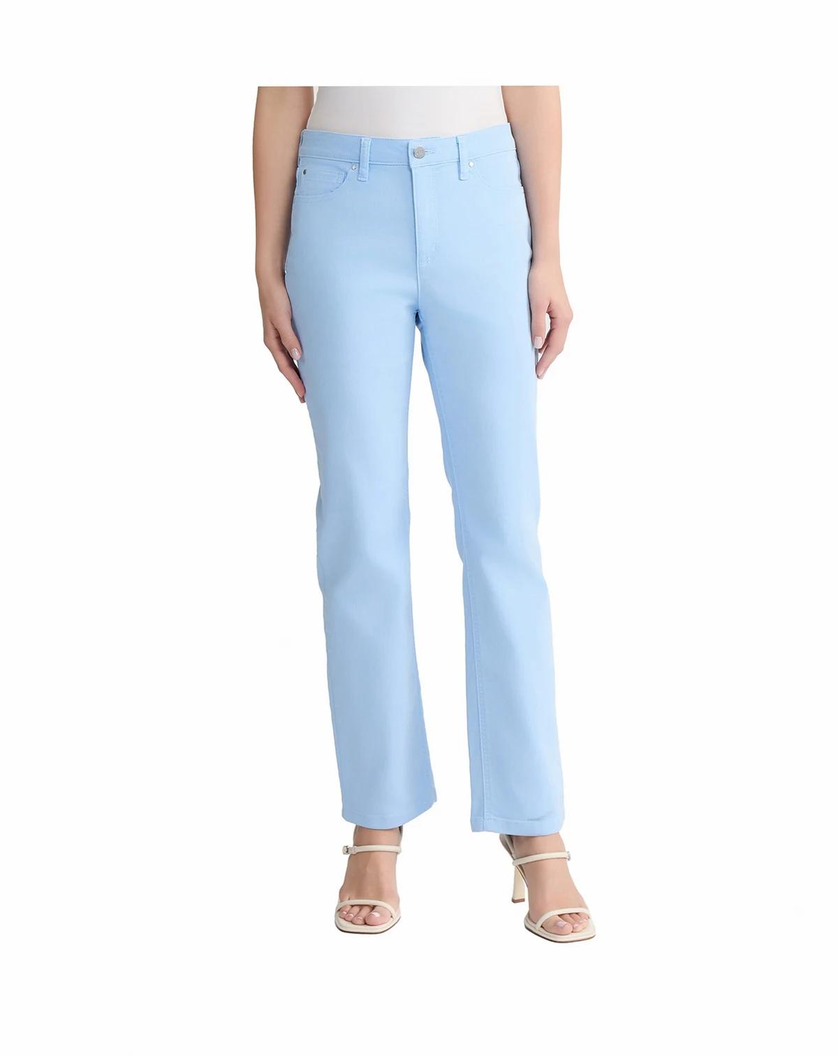 Petite Lexington Mid-Rise Straight Jeans