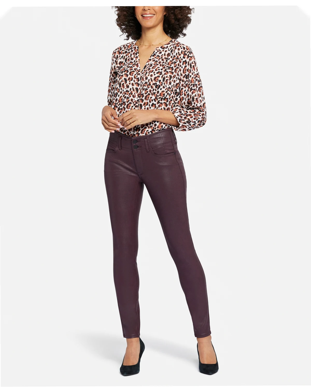 Women's Coated Ami Skinny Jeans