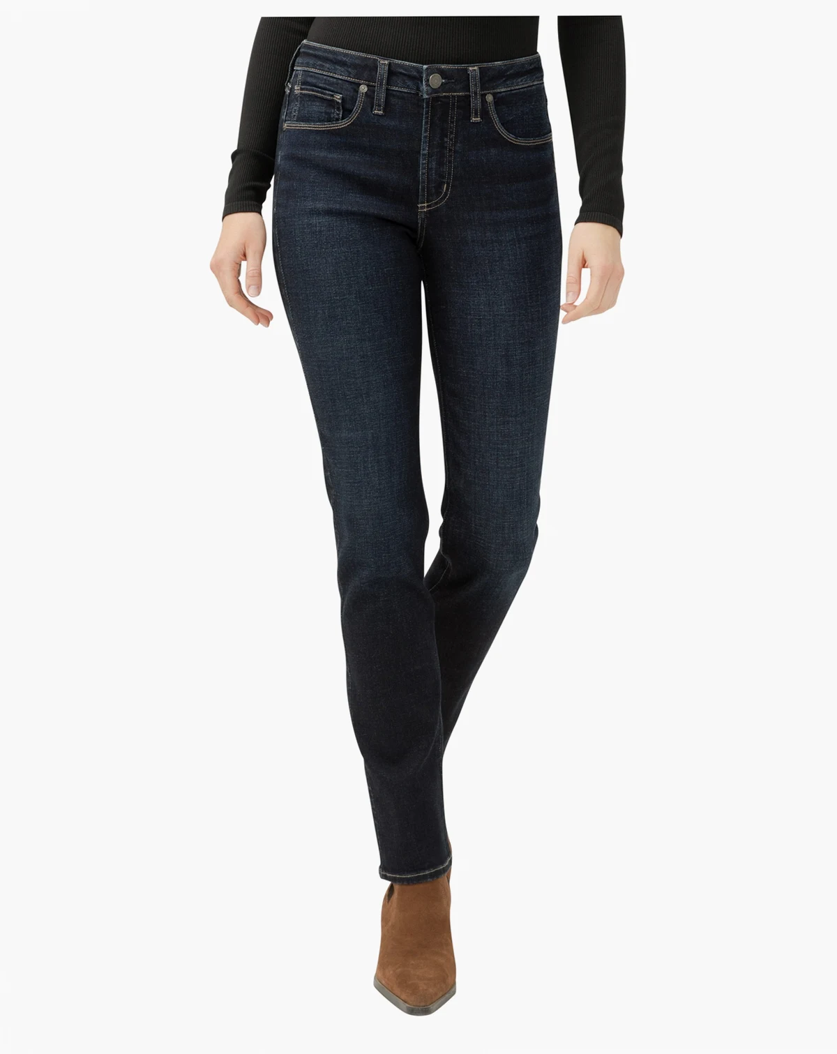Women's Most Wanted Mid Rise Straight Leg Jeans
