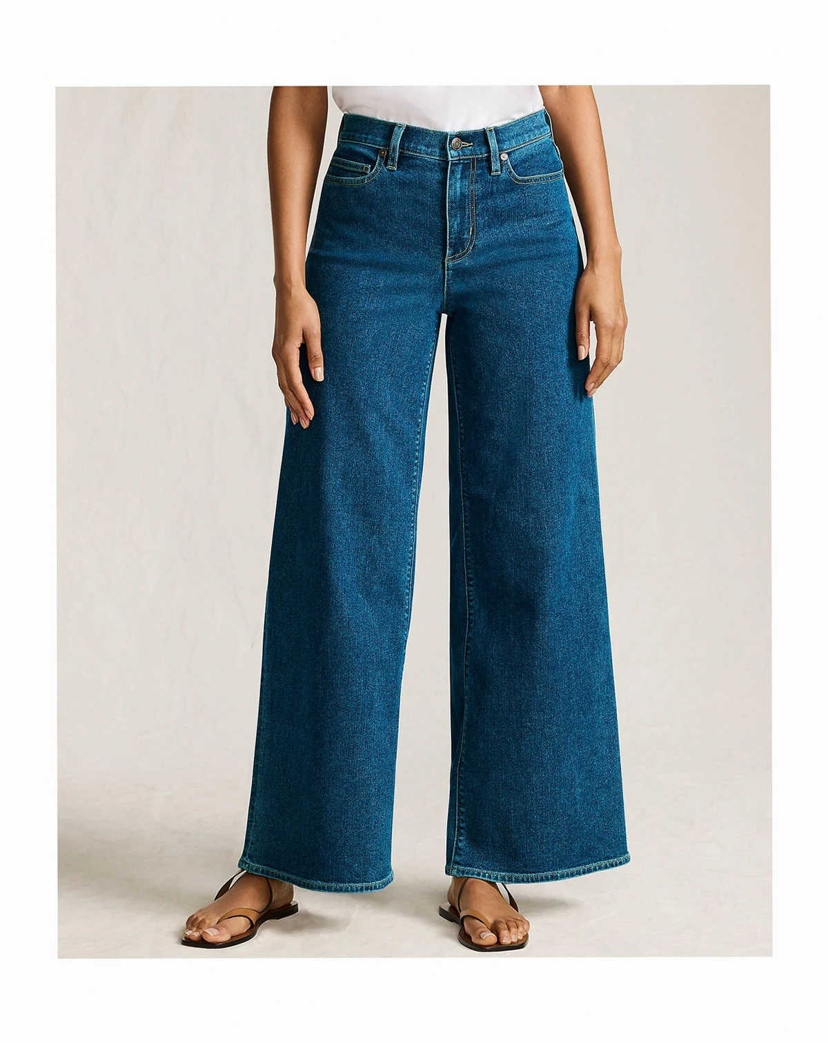 Petite Recover Denim High Rise Extra Wide Leg Jeans