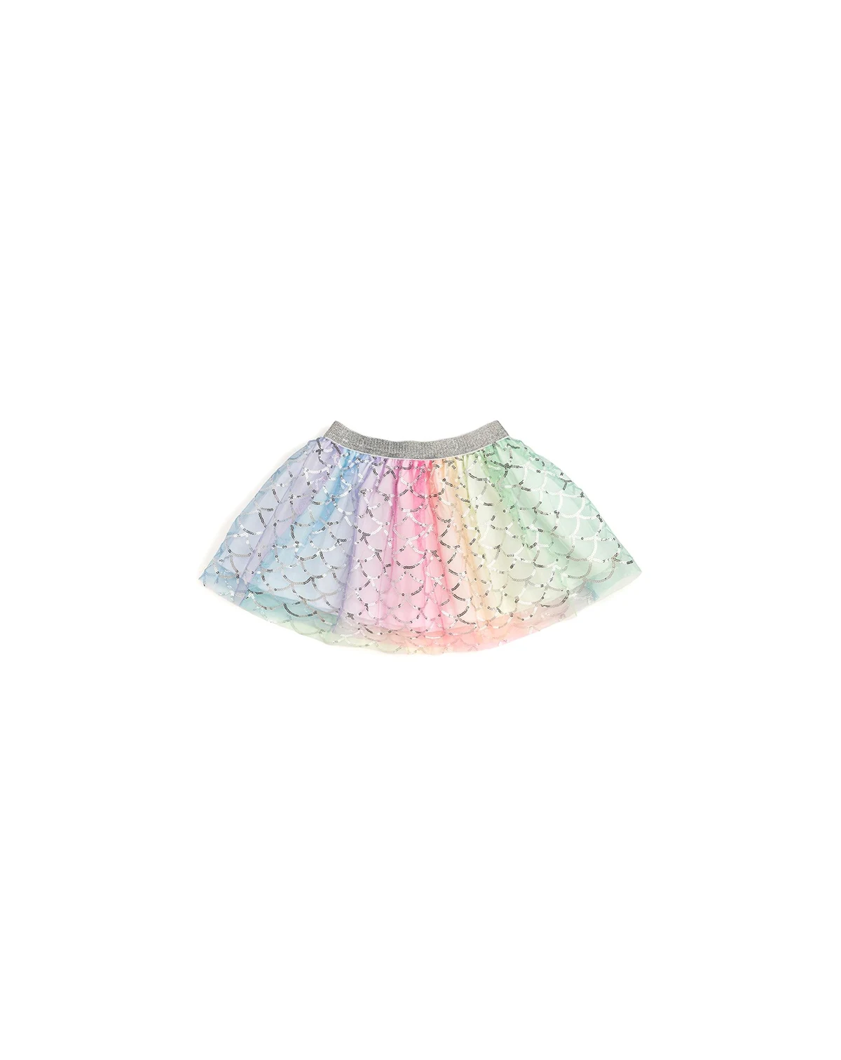 Little and Big Girls Rainbow Mermaid Tutu Skirt