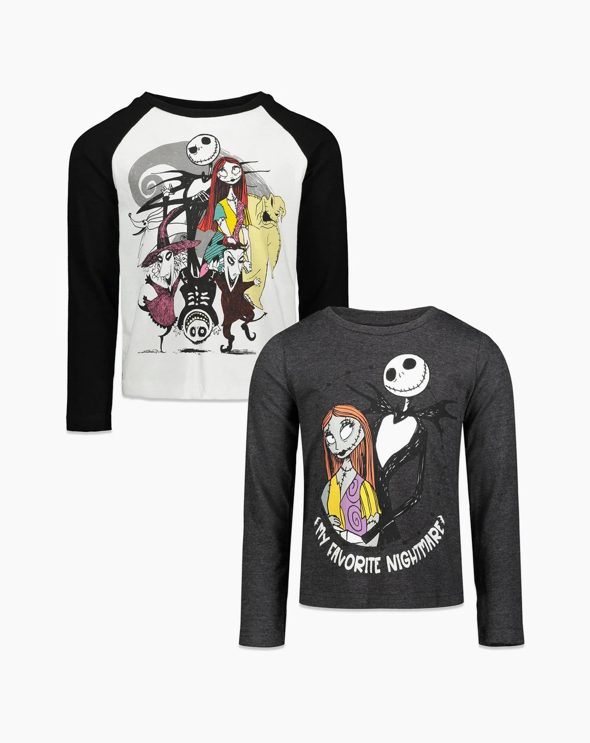 Girls 2 Pack Long Sleeve T-Shirts to (18 Months - 14-16)