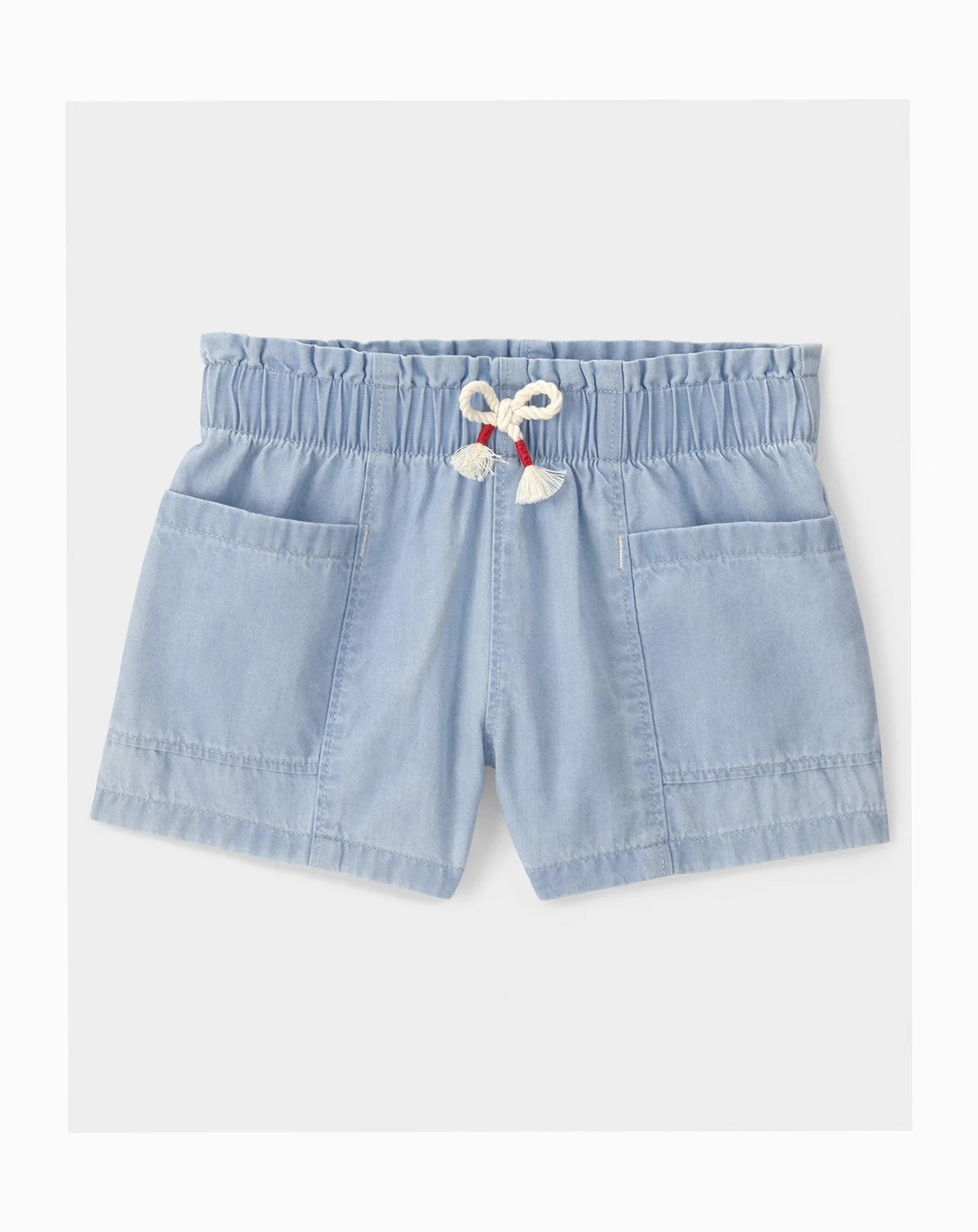 Girls' Toddler 2T-5T Chambray Shorts