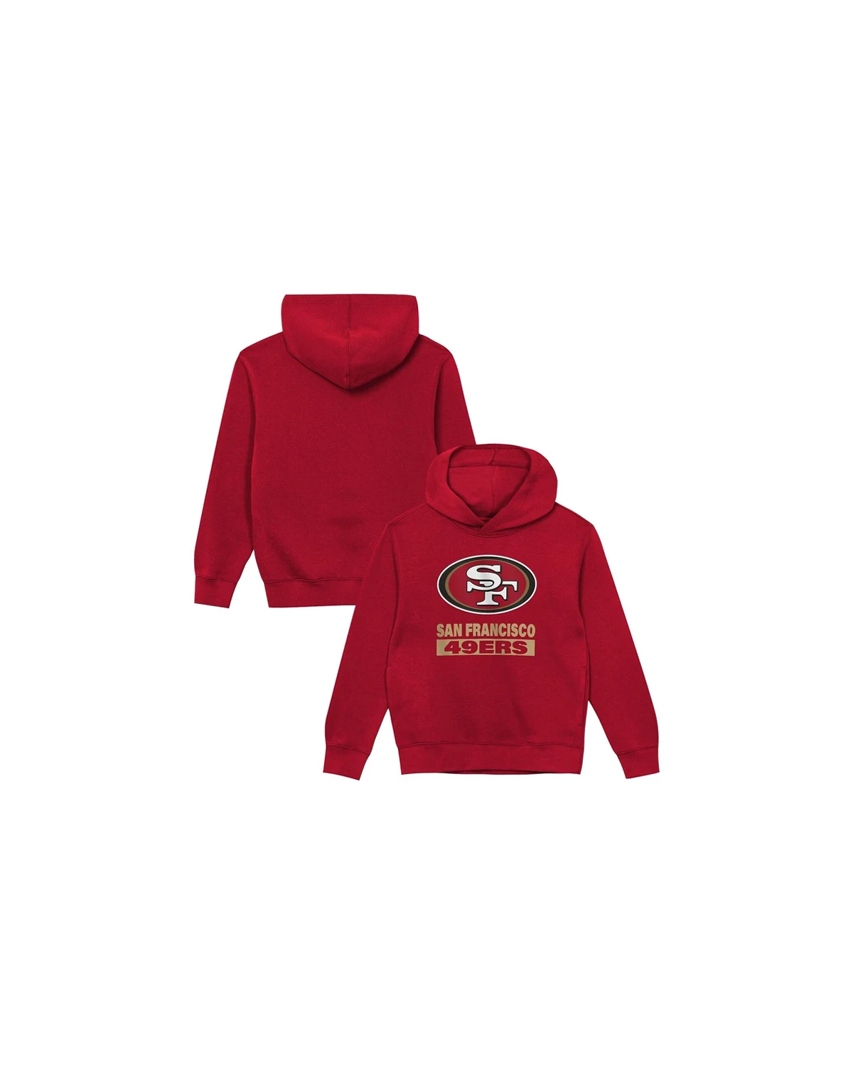 Toddler Scarlet San Francisco 49ers Back to Basics Hoodie