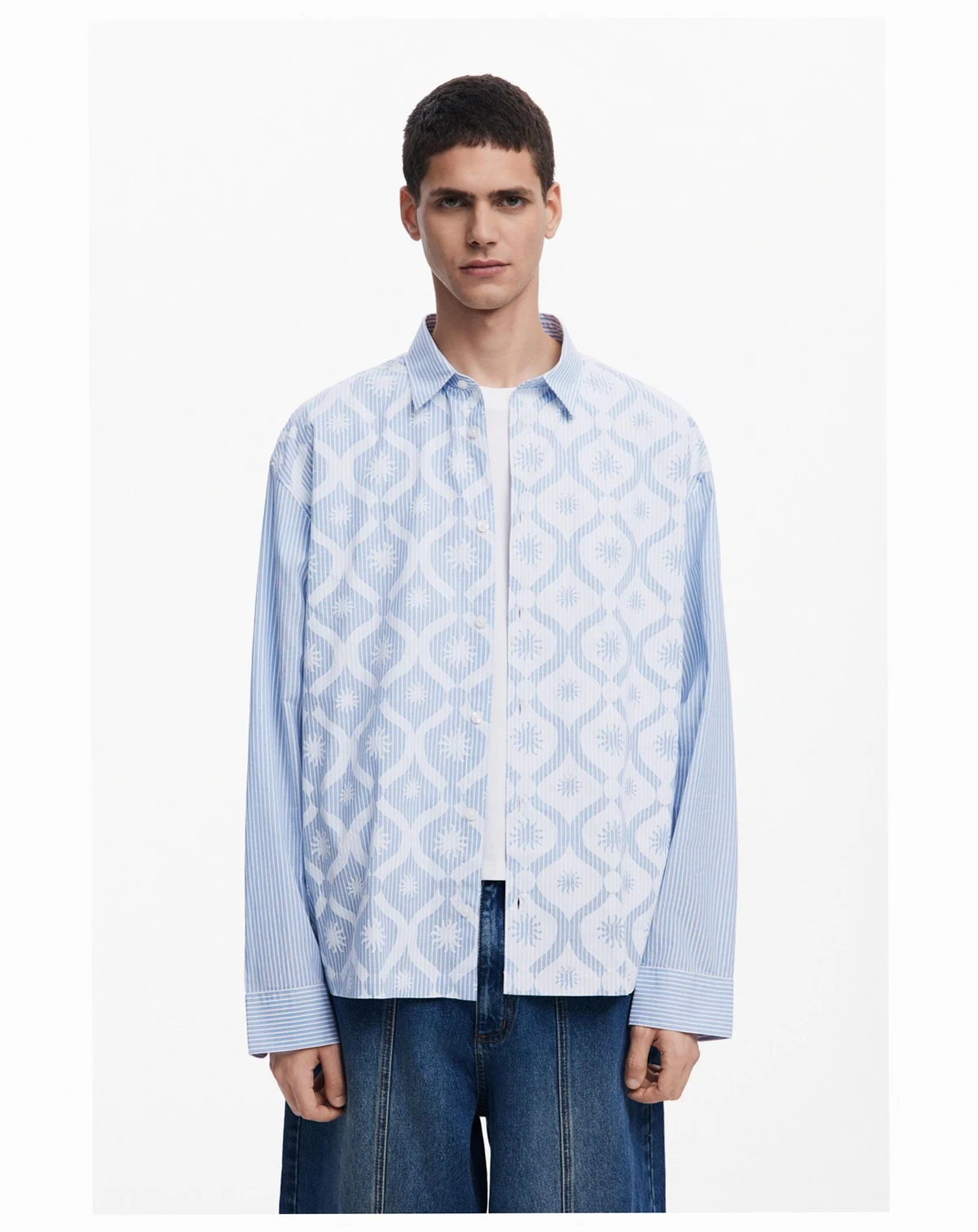 Men's Long sleeve striped shirt