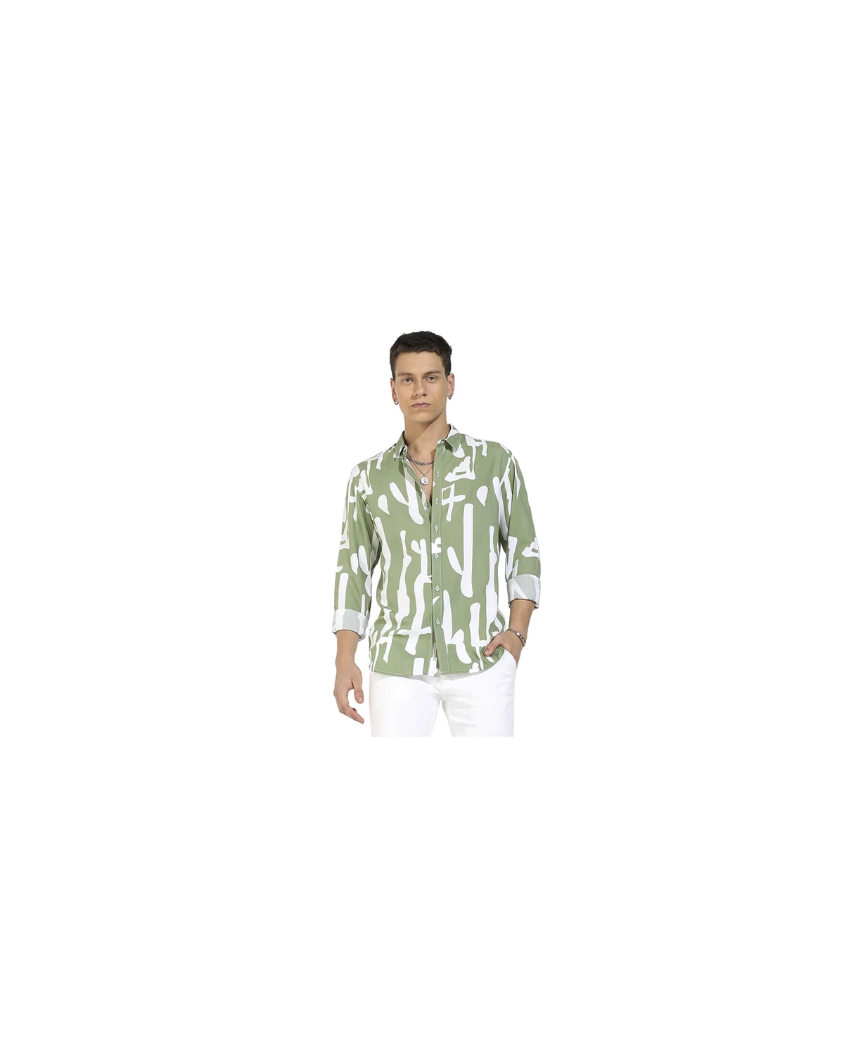 Men's Abstract Print Shirt