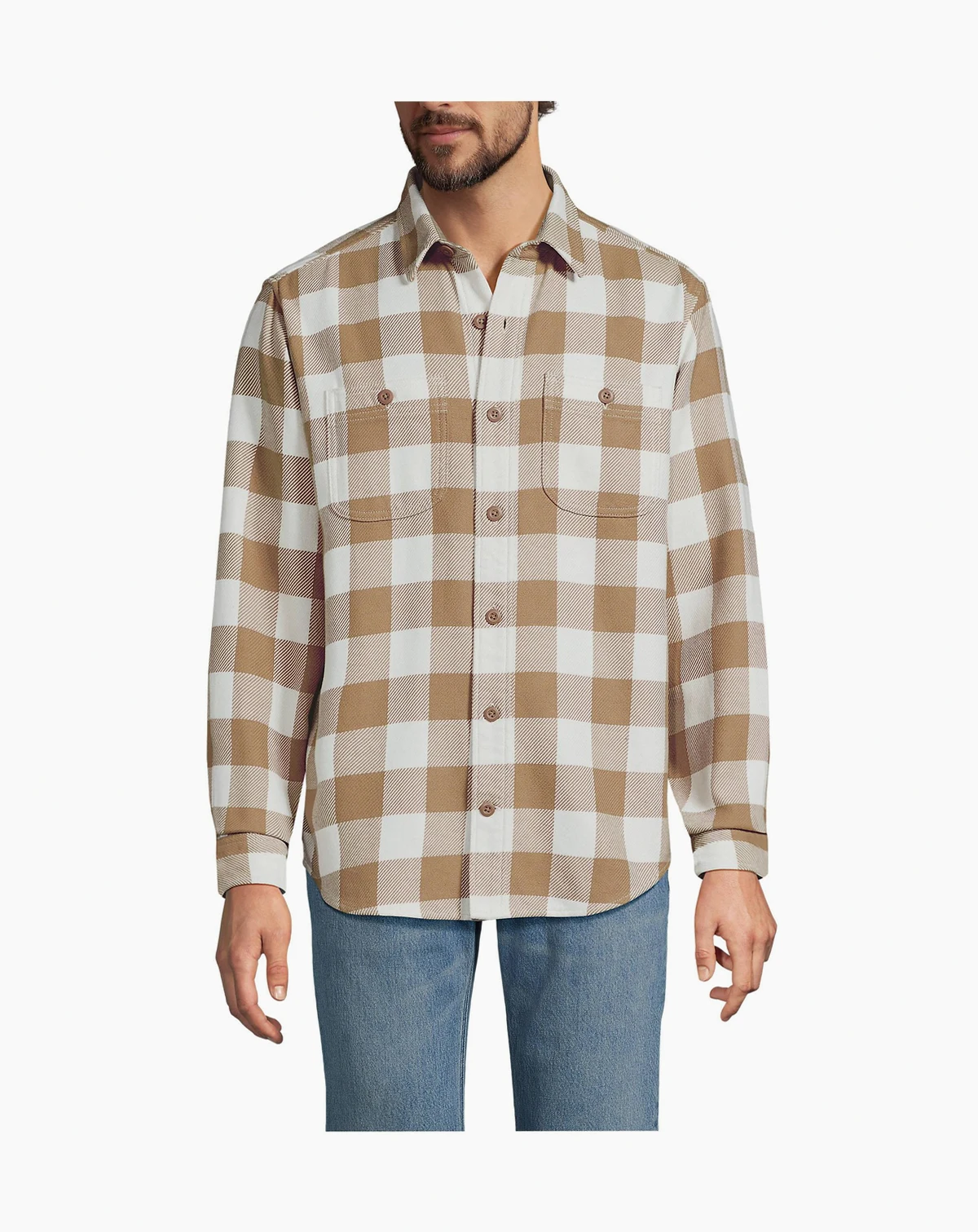 Men's Long Sleeve Authentic Flannel Shirt