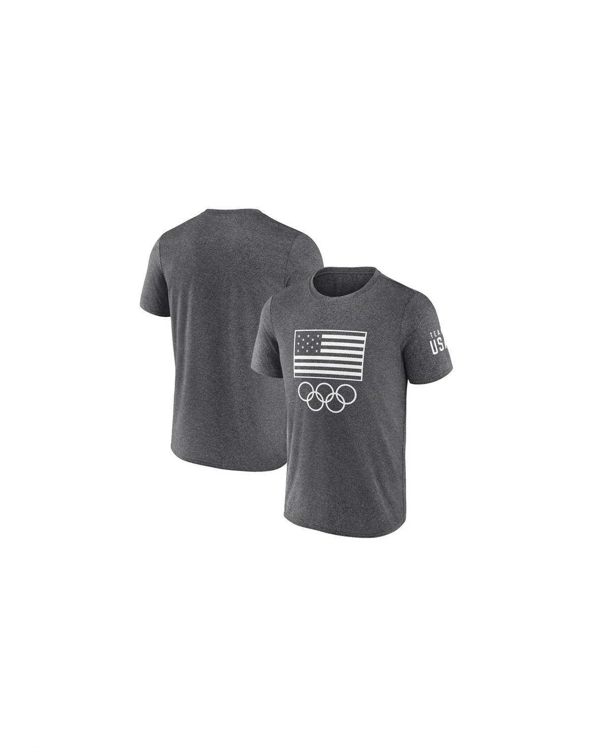 Men's Heather Charcoal Team USA Podium T-Shirt