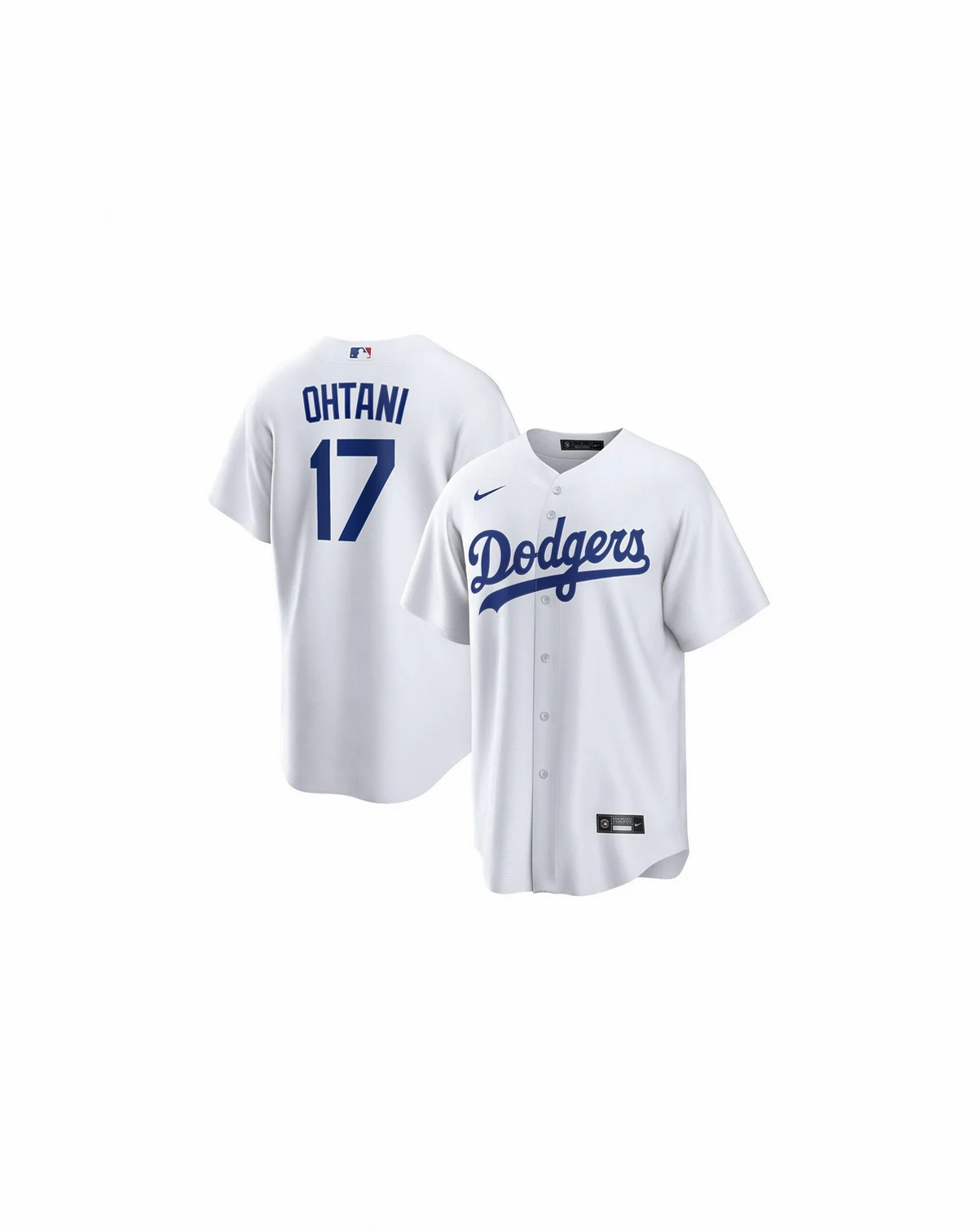 Men's Shohei Ohtani White Los Angeles Dodgers Home Replica Player Jersey