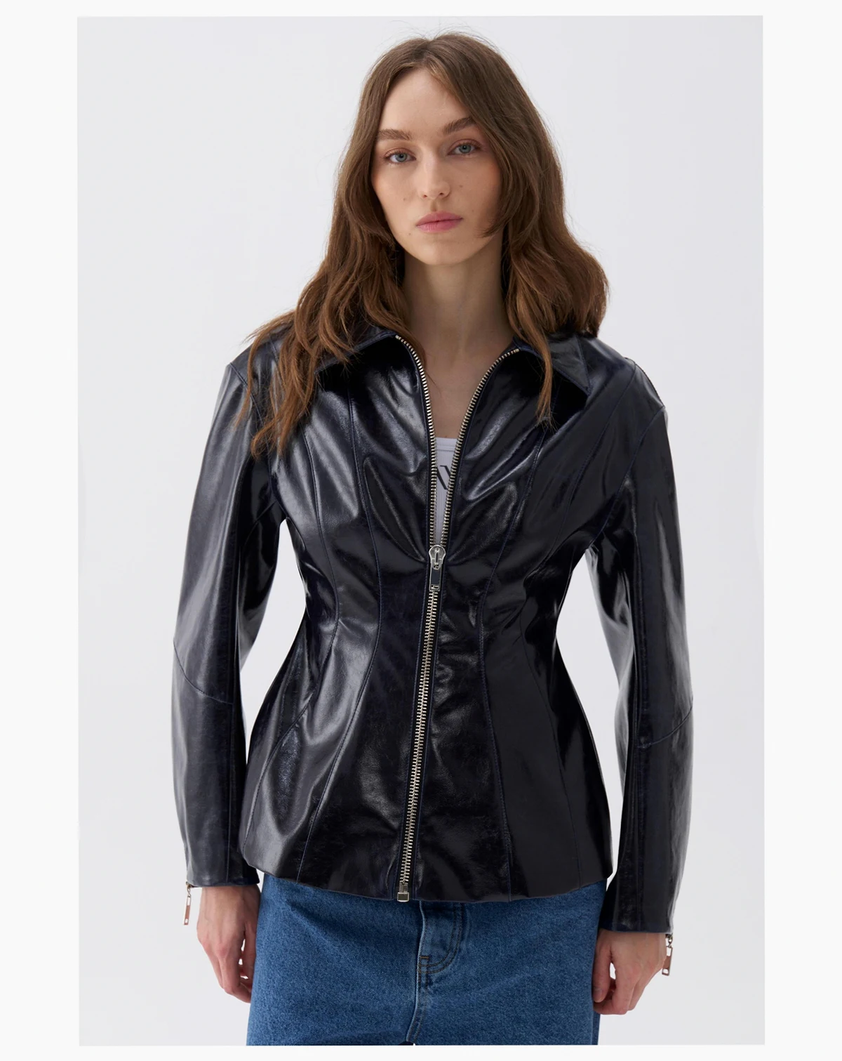 Women's Faux Leather Jacket