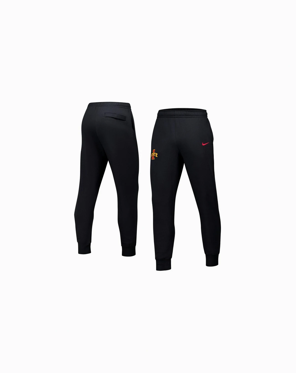 Men's Black Iowa State Cyclones Club Fleece Pants