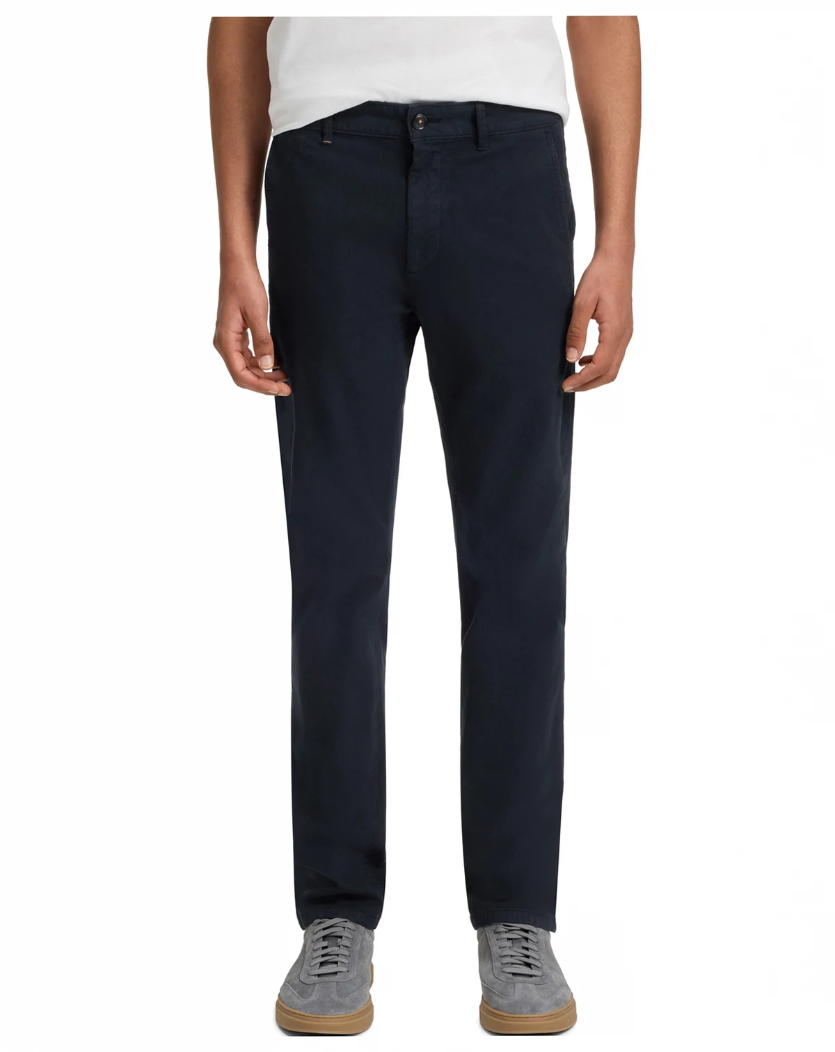 Men's Stretch-Cotton Dobby Slim-Fit Pants