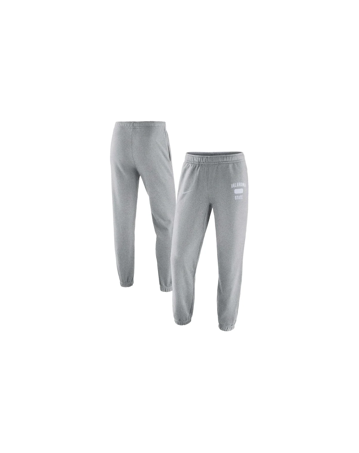 Men's Heathered Gray Oklahoma State Cowboys Saturday Fleece Pants
