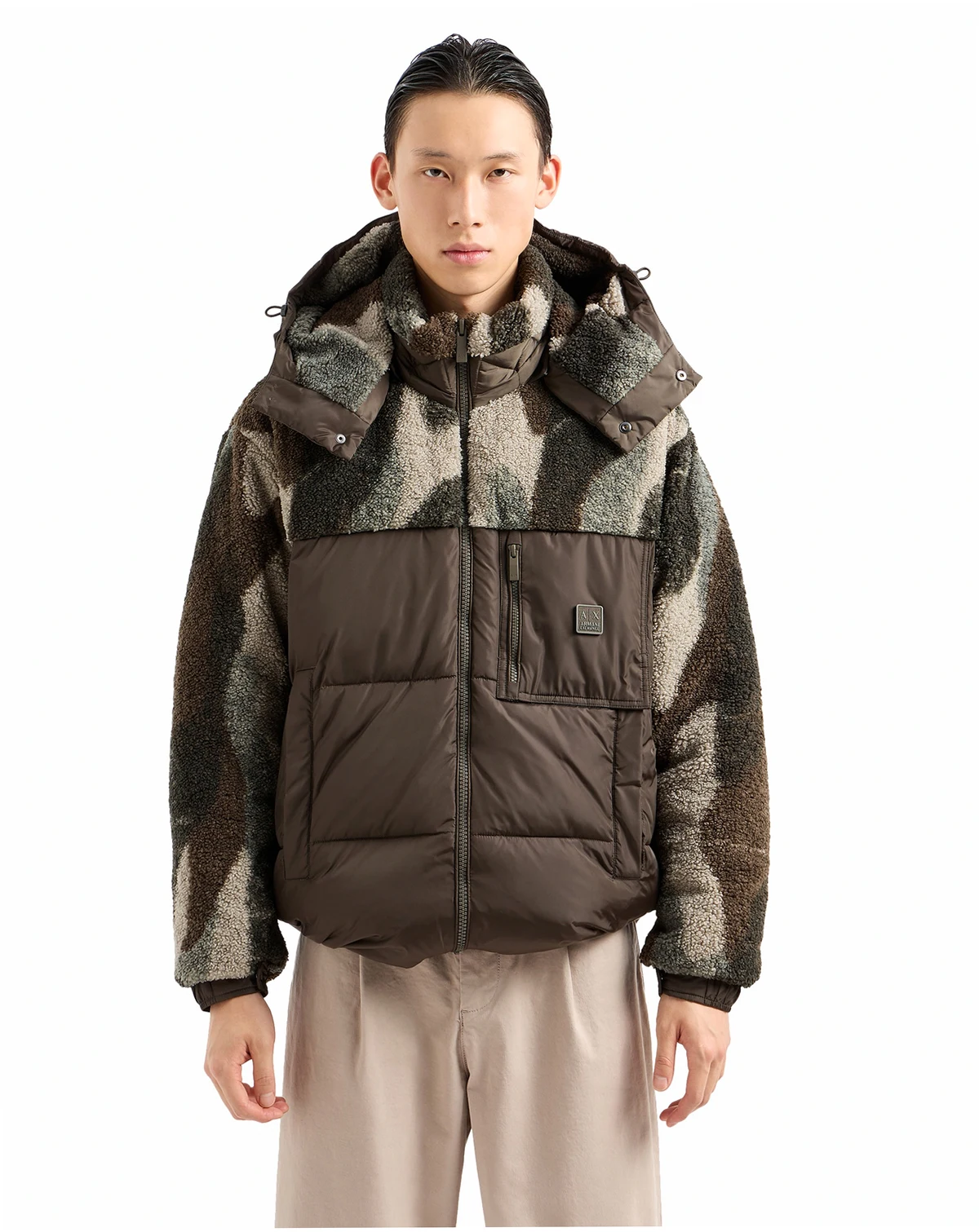 Men's Colorblocked Blouson Jacket