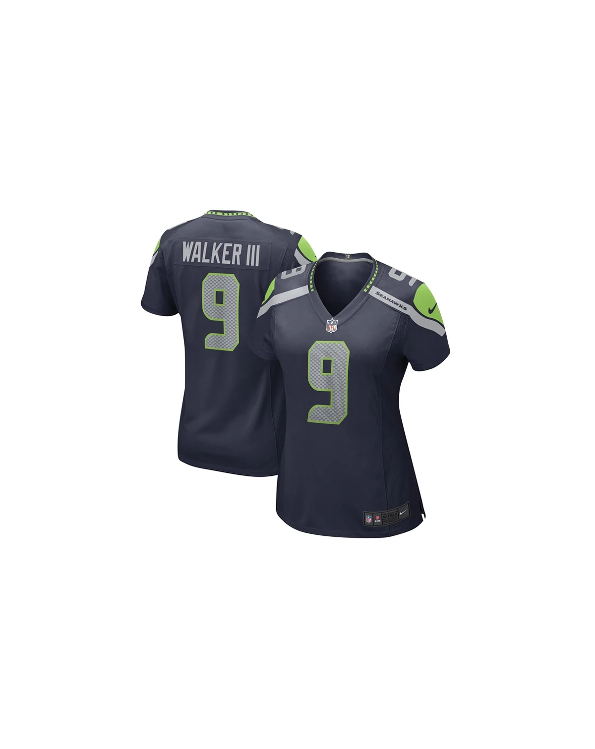 Women's Kenneth Walker III College Seattle Seahawks Game Player Jersey