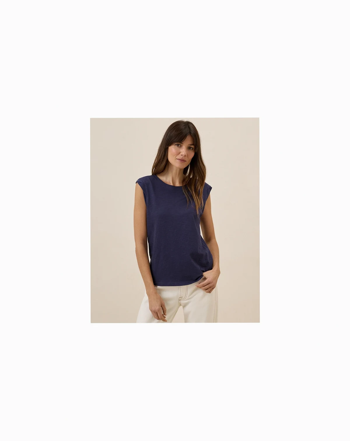 Women's Organic Cotton Featherweight Slub Muscle Tee