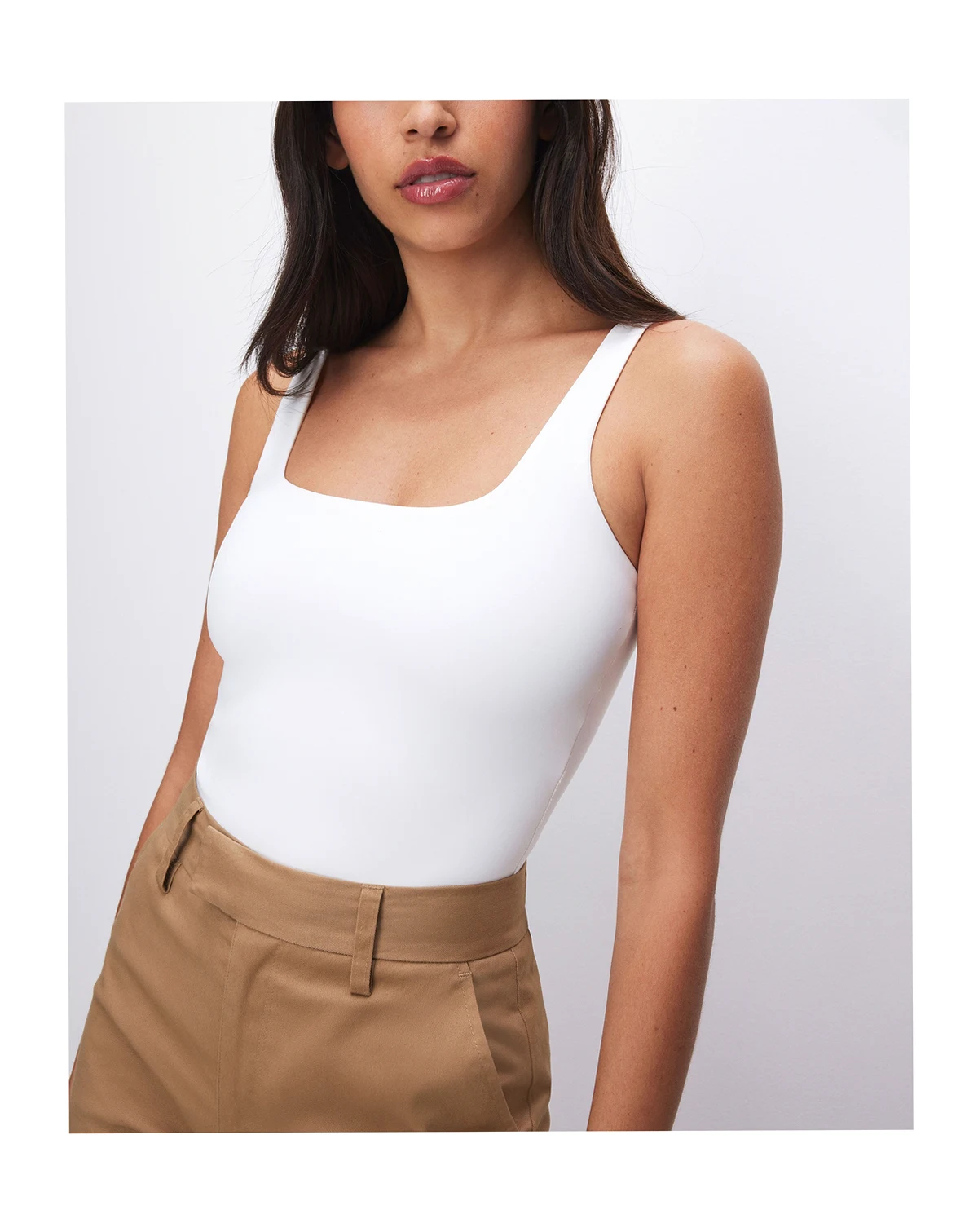 Women's Sculpting Modern Tank Bodysuit, Regular & Plus Size