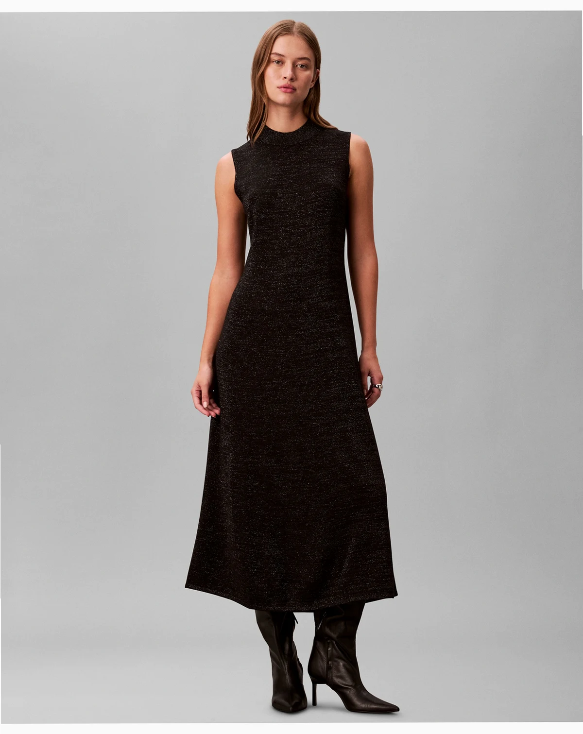 Women's Sleeveless Midi Dress